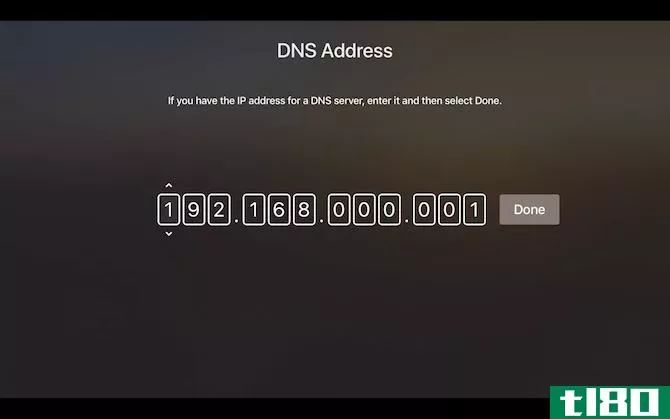 Netflix Apple TV Enter DNS