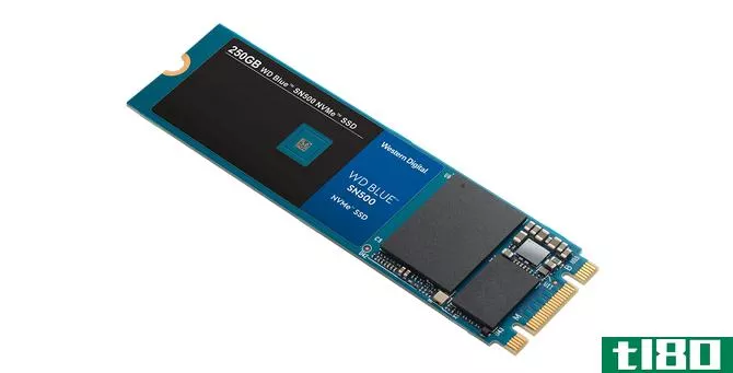 A WD Blue NVMe SSD