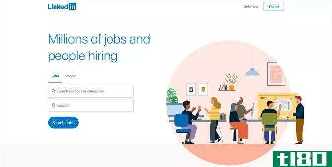 LinkedIn Jobs Job Search Main Page