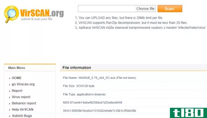 online antivirus virscan malicious scan