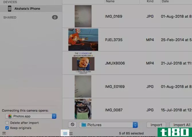 image-capture-list-view-mac