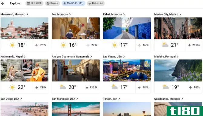 Jetset Weather finds travel destinati*** based on weather and temperature