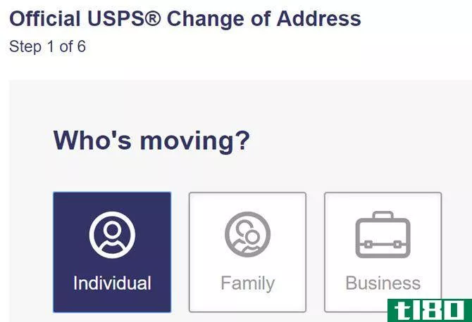 Change address when you move?