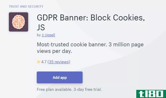 GDPR Banner Shopify App Security