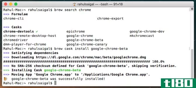 install chrome with homebrew cask