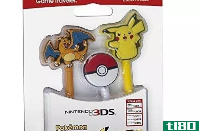 Pikachu Charizard Pokeball 3DS 2DS
