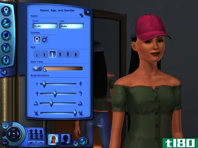 Create-a-Sim in The Sims 3