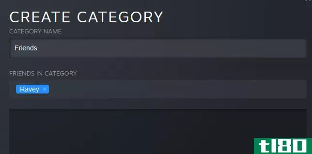 steam chat categories