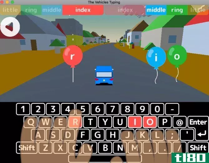 The Vehicles Typing App for Mac