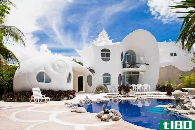 airbnb-seashell house
