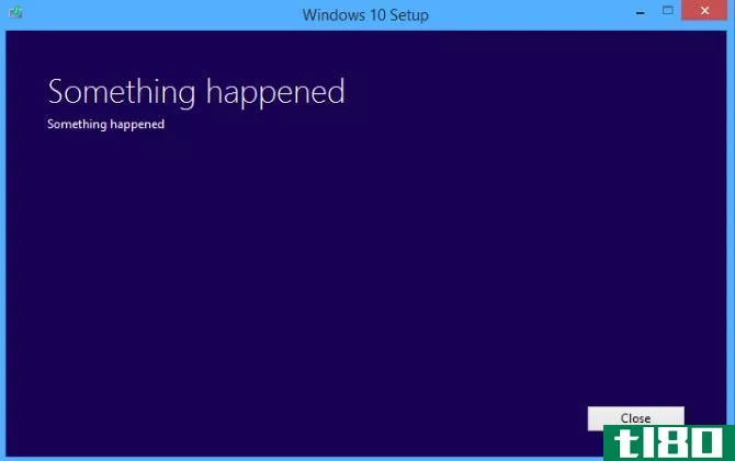 Something Happened Windows 10