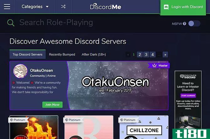 Find the Best Discord Servers - Discord Me