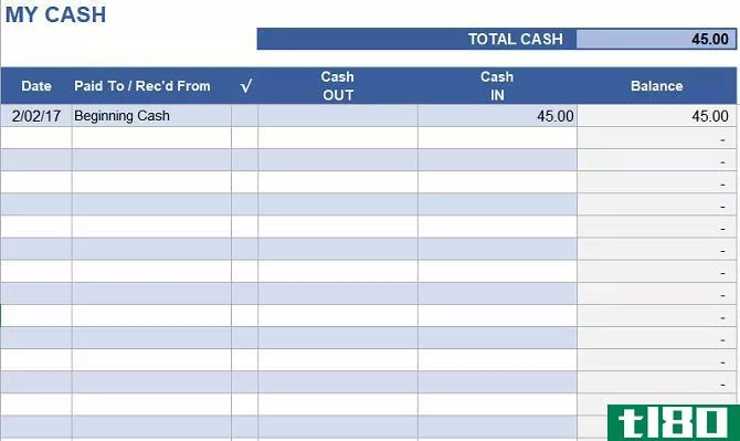 money tracker free spreadsheet