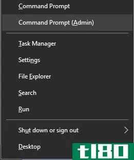 Windows 10 admin shortcuts