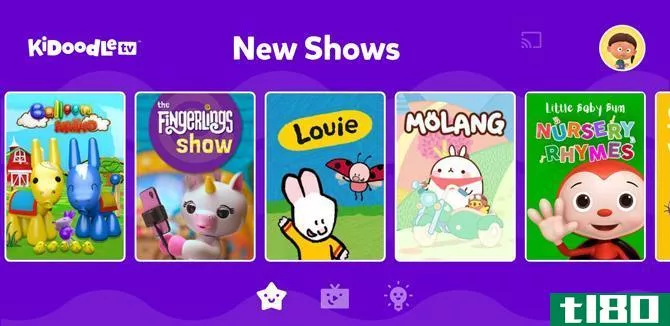 Kidoodle.TV Android Video App Shows List
