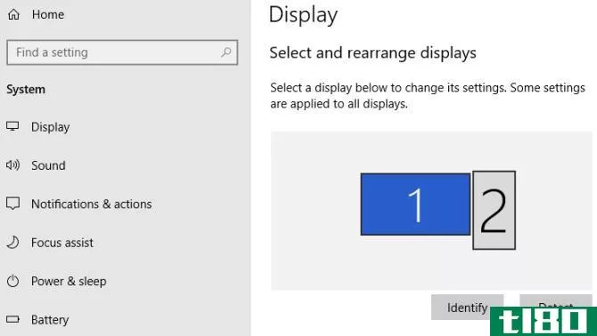 Windows 10 select and rearrange multiple displays