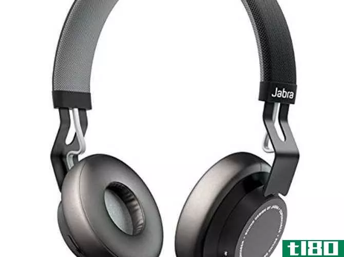 The Jabra Move Wireless on-ear Bluetooth headphones.