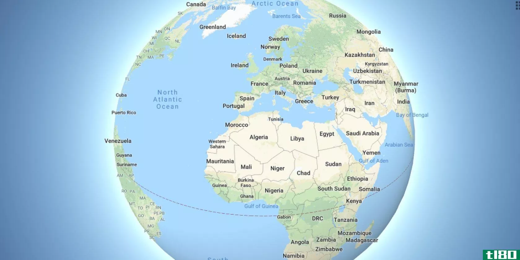google-maps-flat-earth