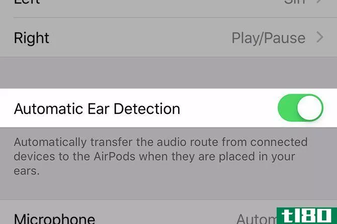 AirPods Automatic Ear Detection