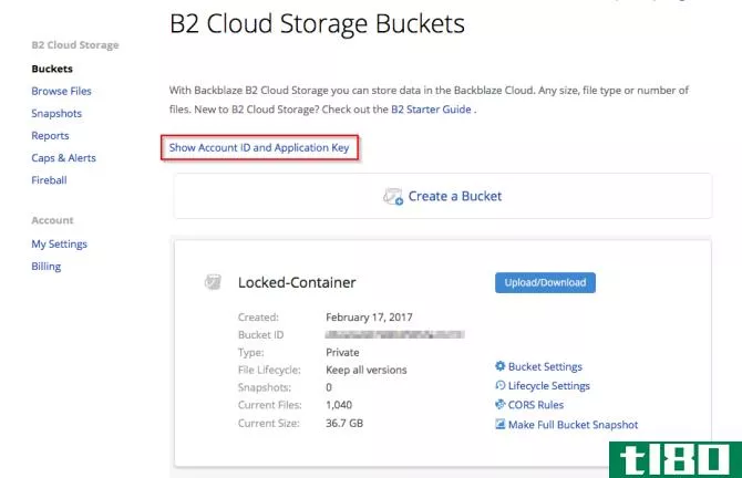 backblaze b2 cloud storage service