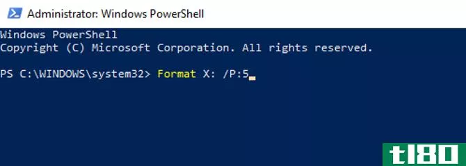 Wipe a HDD using the Windows PowerShell