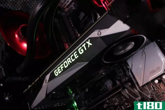 A GeForce GTX GPU