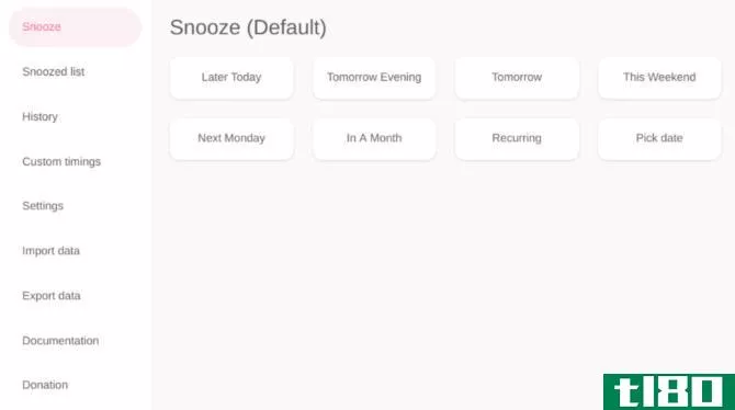 Snooze Tabs for Later and avoid bookmark mess with Snooze Tabby for Chrome and Firefox