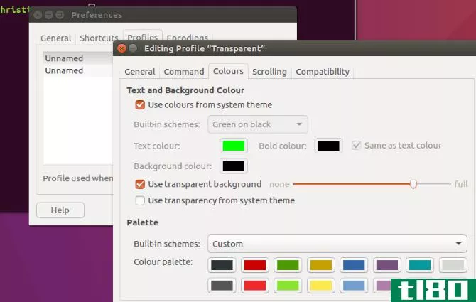 Tweak the terminal in Ubuntu 16.04 LTS