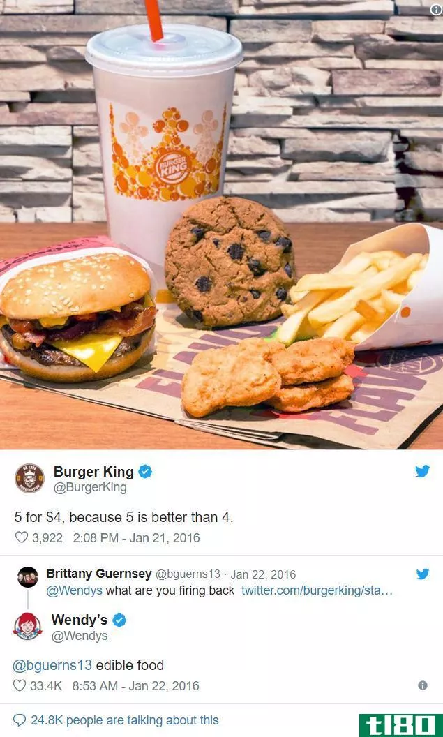 wendys burger king