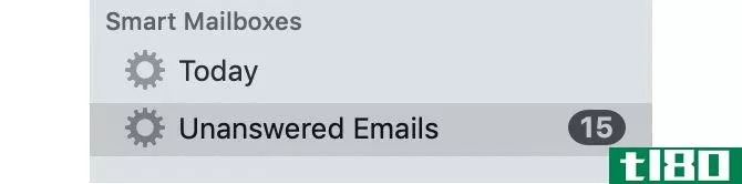 Smart Mailboxes in Mac Mail