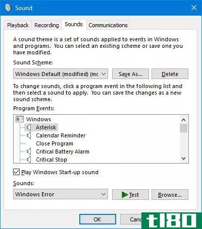 How to edit your sound scheme settings in Windows 10
