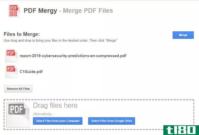 Merging two PDFs together with PDF Mergy