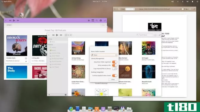 Apps in different colors on elementaryOS "Juno"