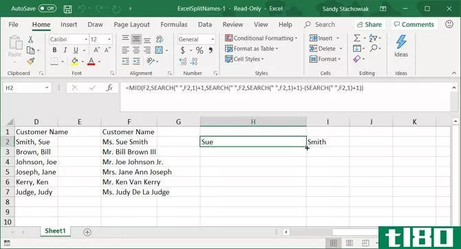 Autofill Formulas in Excel by Dragging