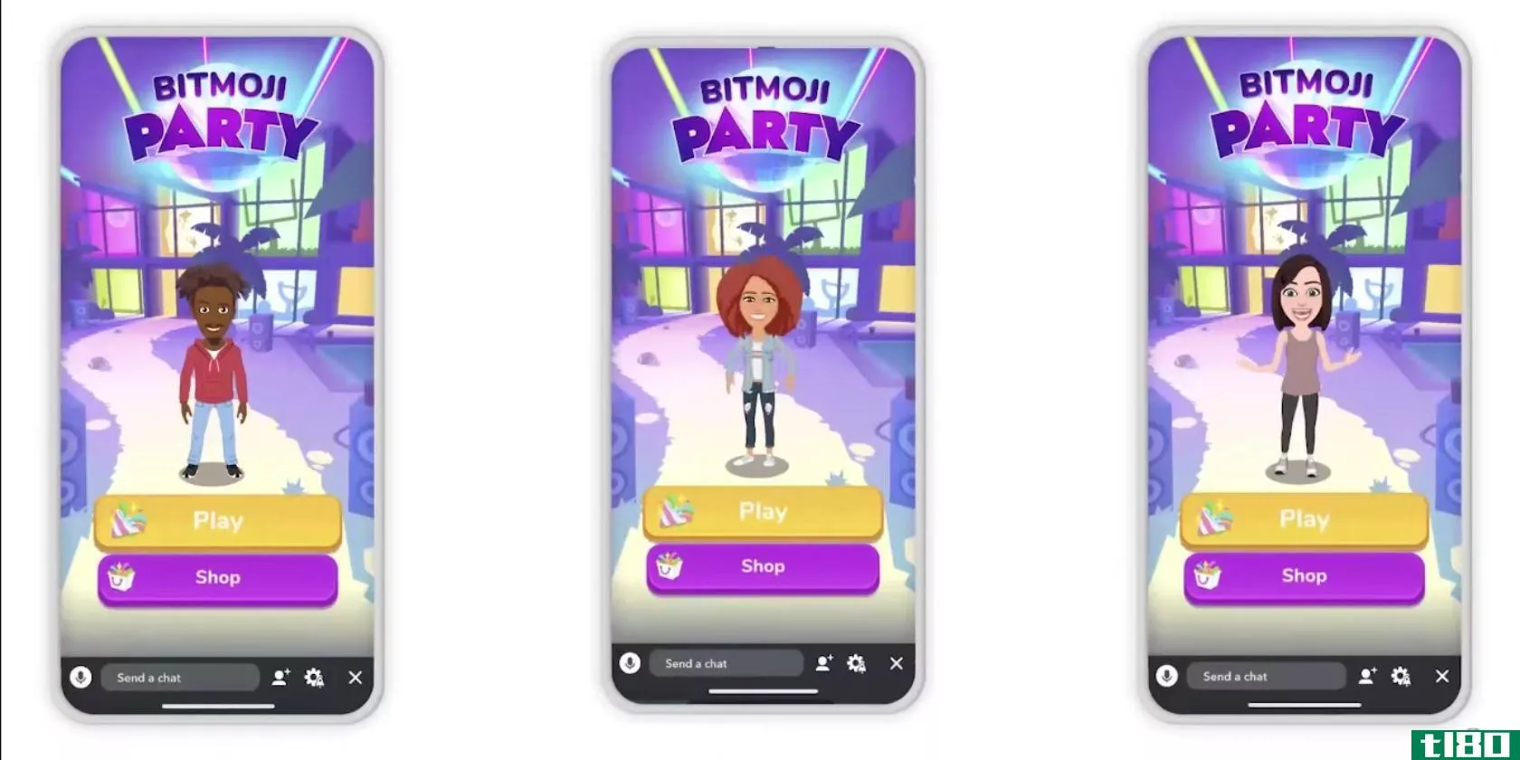 snapchat-snap-games-bitmoji-party