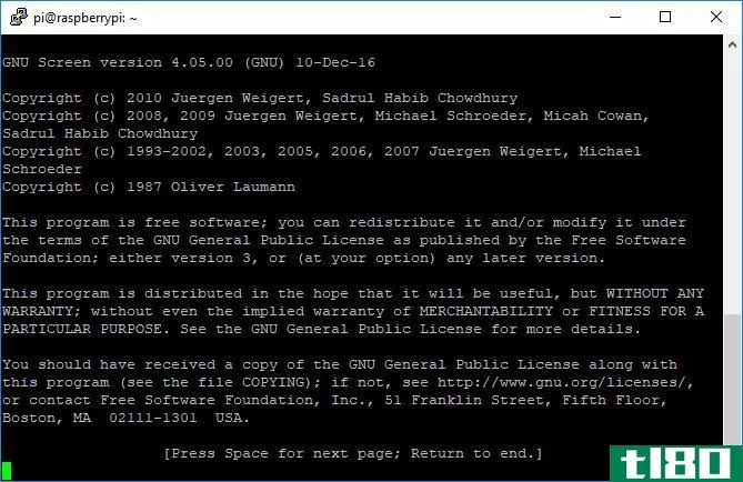 GNU Screen Terminal Introduction Licensing