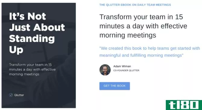 Qlutter's free ebook teaches how to hold daily morning meetings