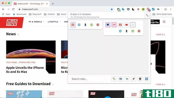 Tab Manager Plus Google Chrome Demo