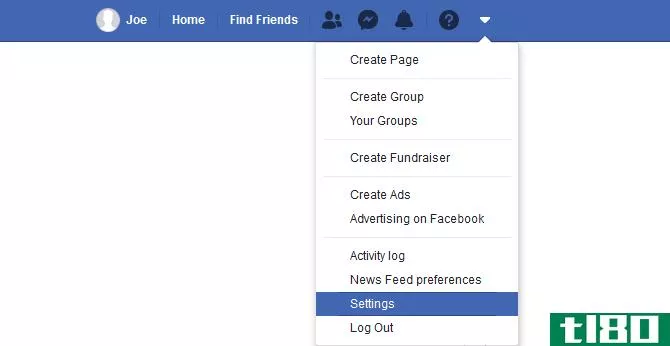 How to access Settings on Facebook