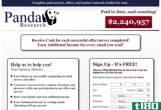 Panda Research Paid Surveys Online Website