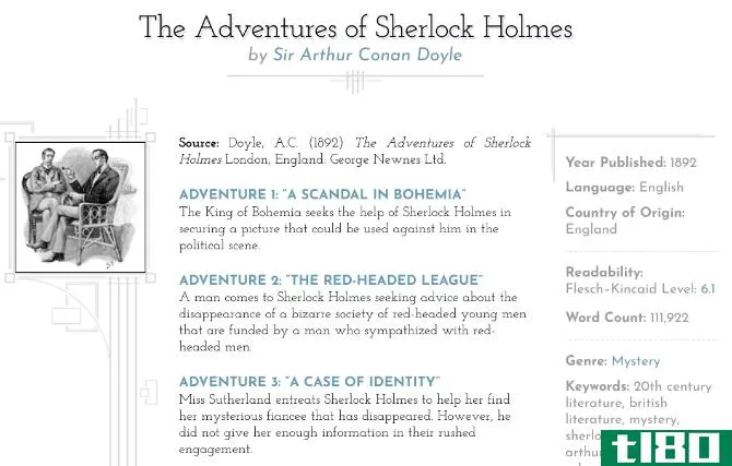 adventures of sherlock holmes free streaming audiobook