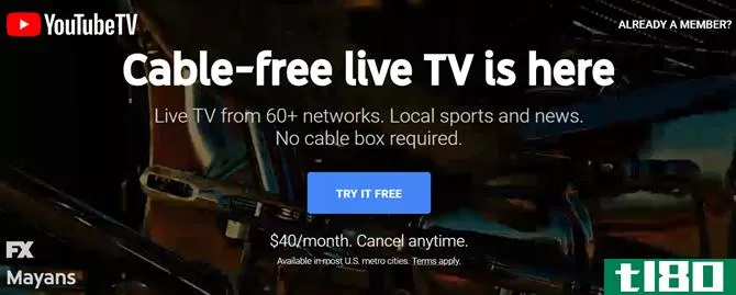 youtube tv signup