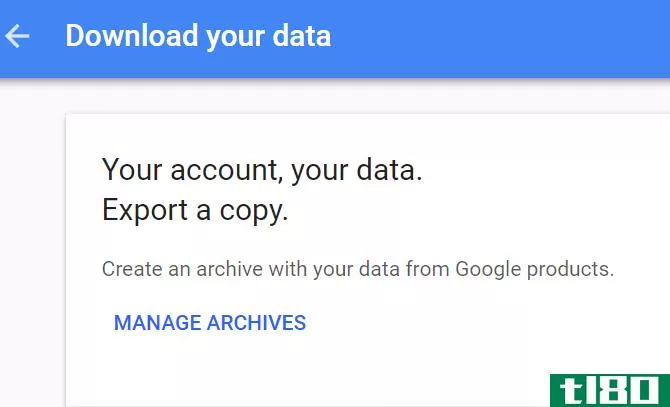 Gmail Download Your Data