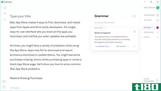 get advice on grammer and punctuation with Grammarly