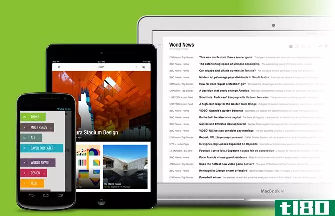 Feedly interface
