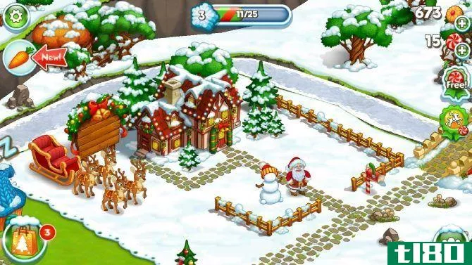 Screenshot from Happy New Year Farm Christmas for Android
