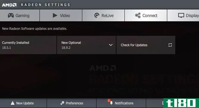 AMD Check for Graphics Updates