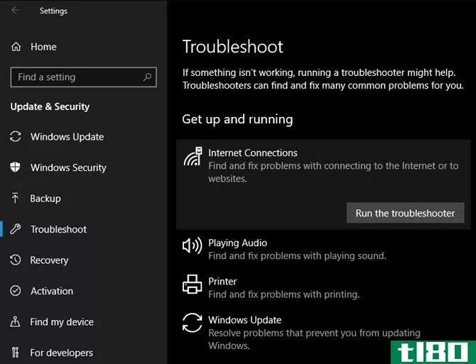 Windows-10-Troubleshooters