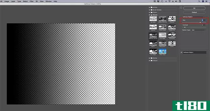 Create a Photoshop Texture Adjust the Texture Size