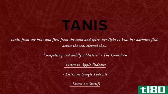 tanis mystery podcasts